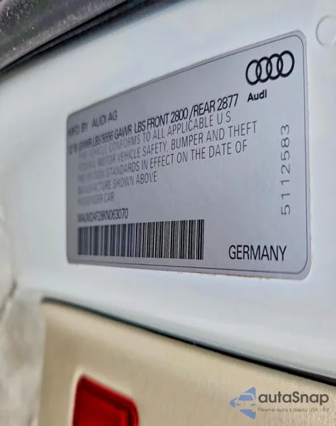 2019 Audi A6 Prestige z USA, uszkodzony, nr VIN WAUM2AF28KN063070